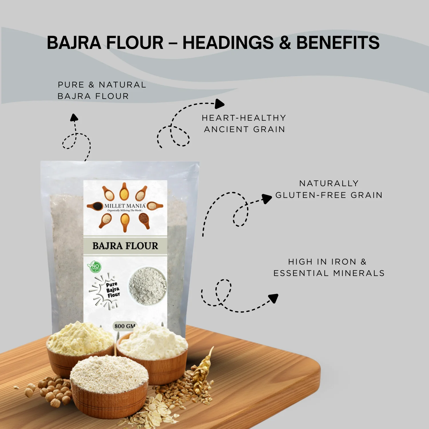 Bajra Flour (800g) - Image 4