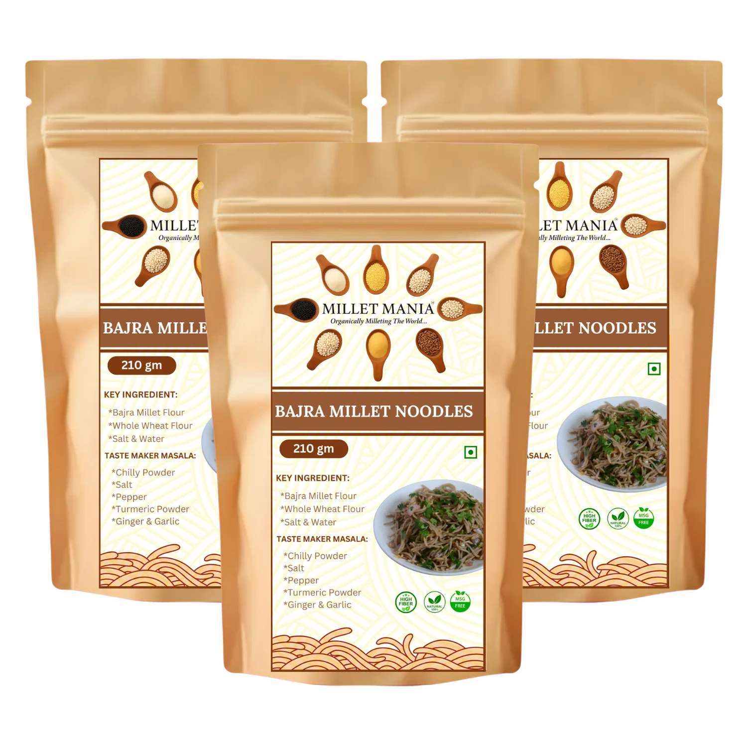 Bajra (Pearl) Noodles (210g) - Image 5