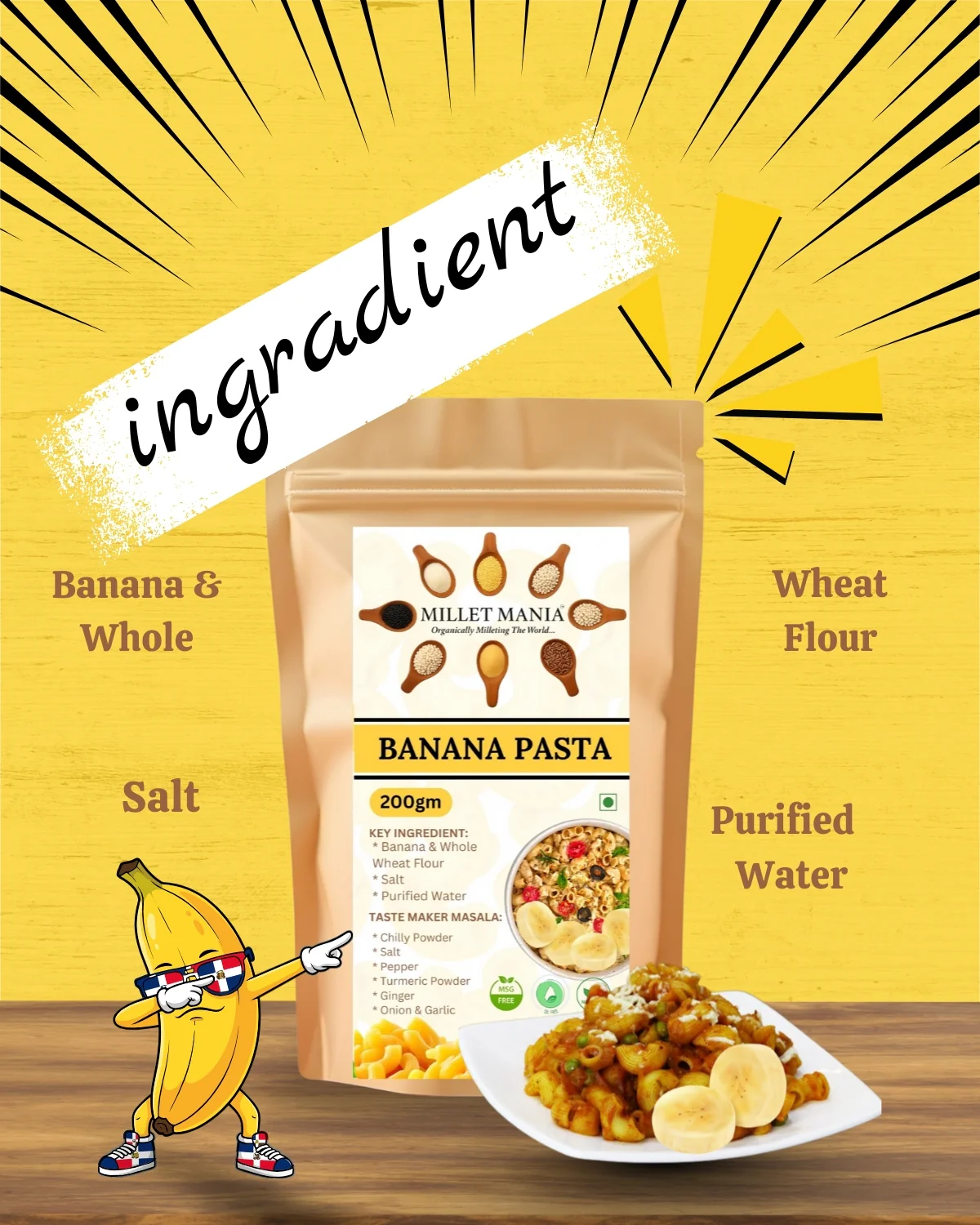 Banana Flour Pasta (200g) - Image 5