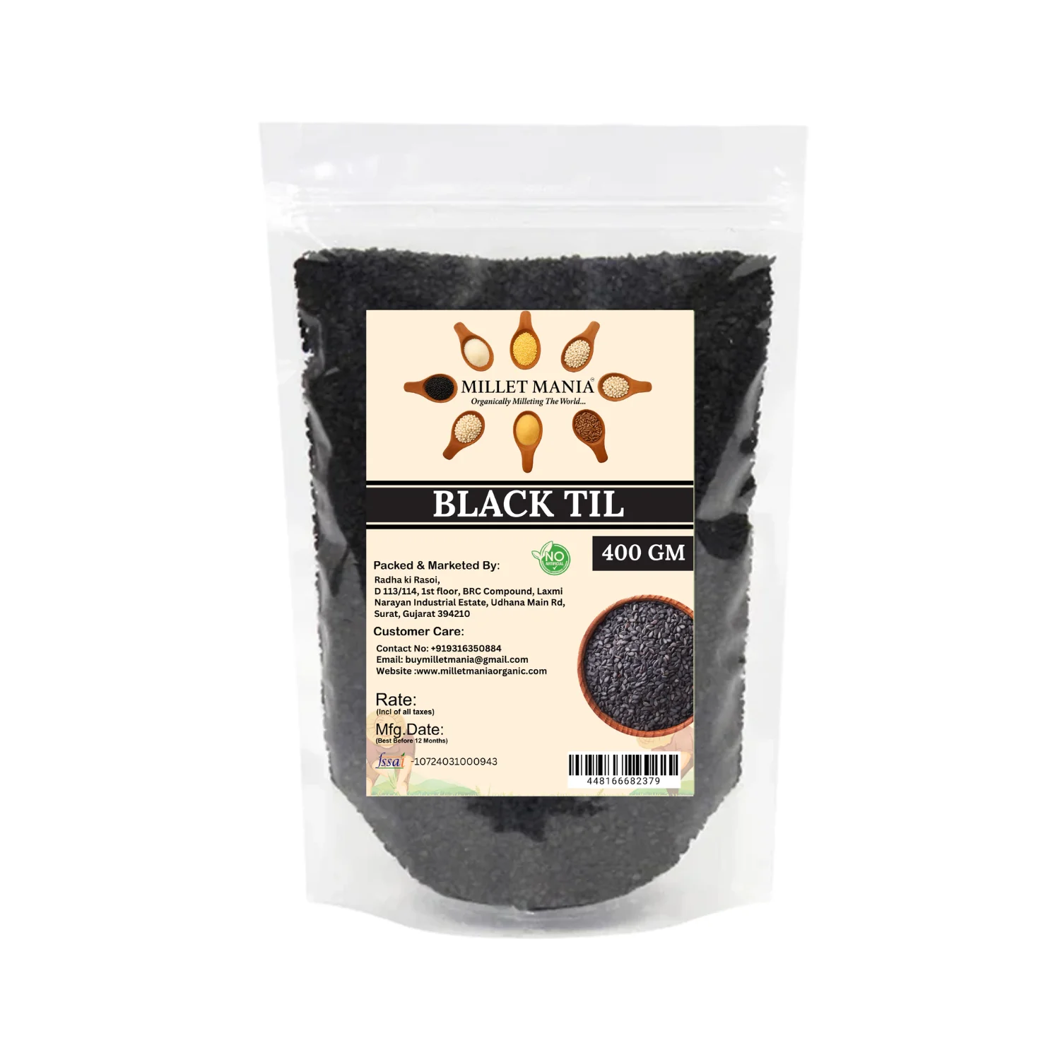 Black Til (Black Sesame Seeds) - Image 2