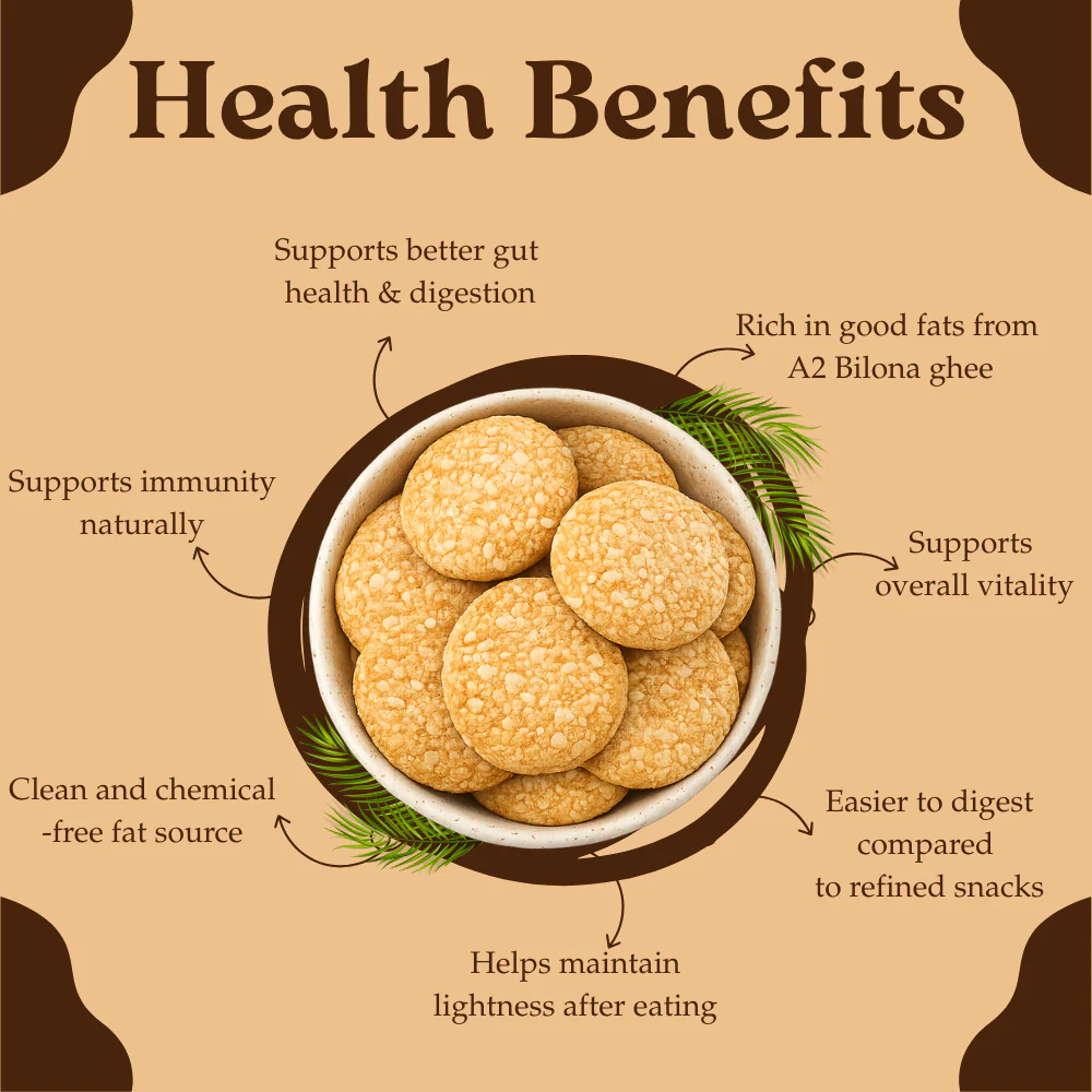 Millet Cookies of Bilona Ghee - Coconut (90g) - Image 5