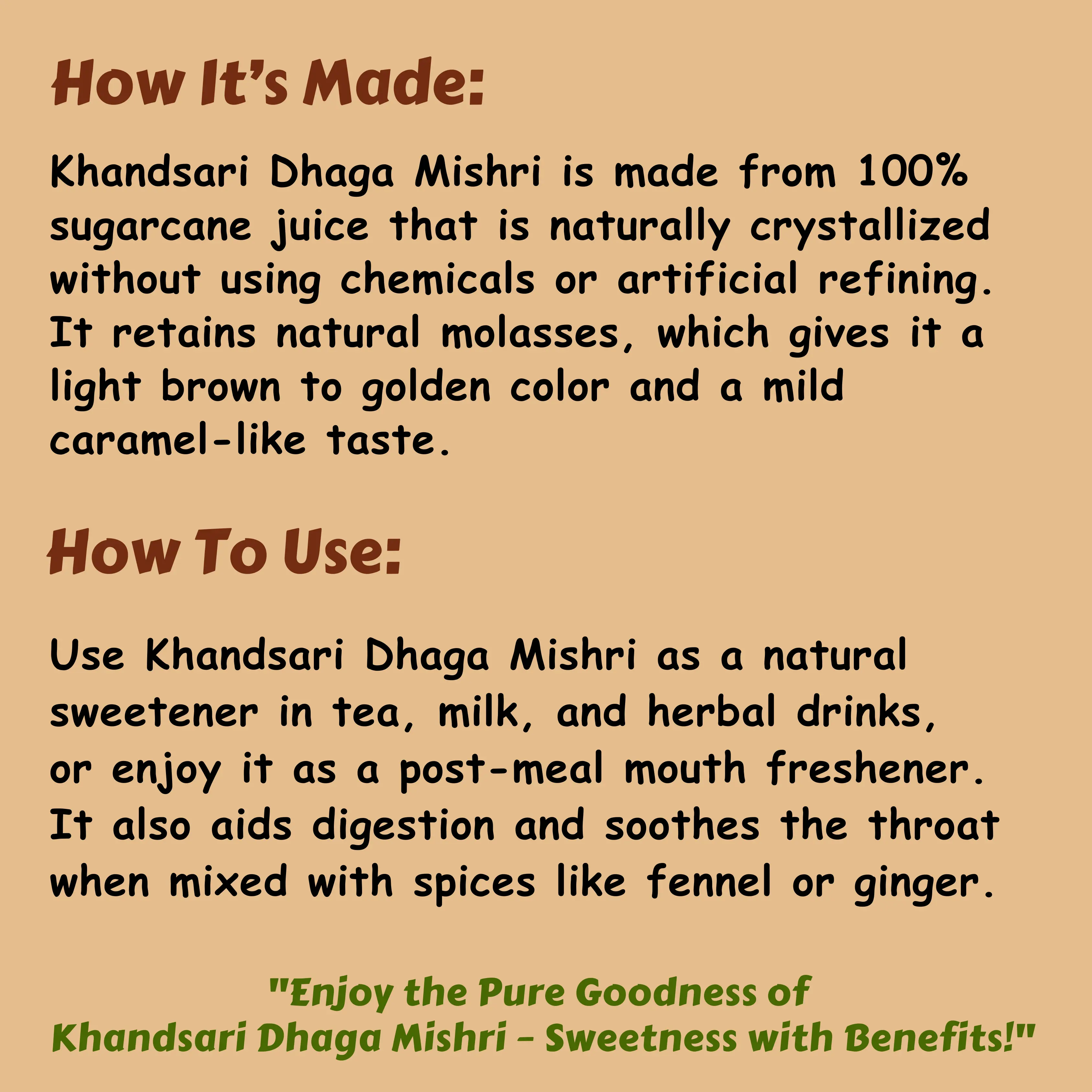 Dhaga Mishri of Khandsari (Broken/Small Form) - Image 7