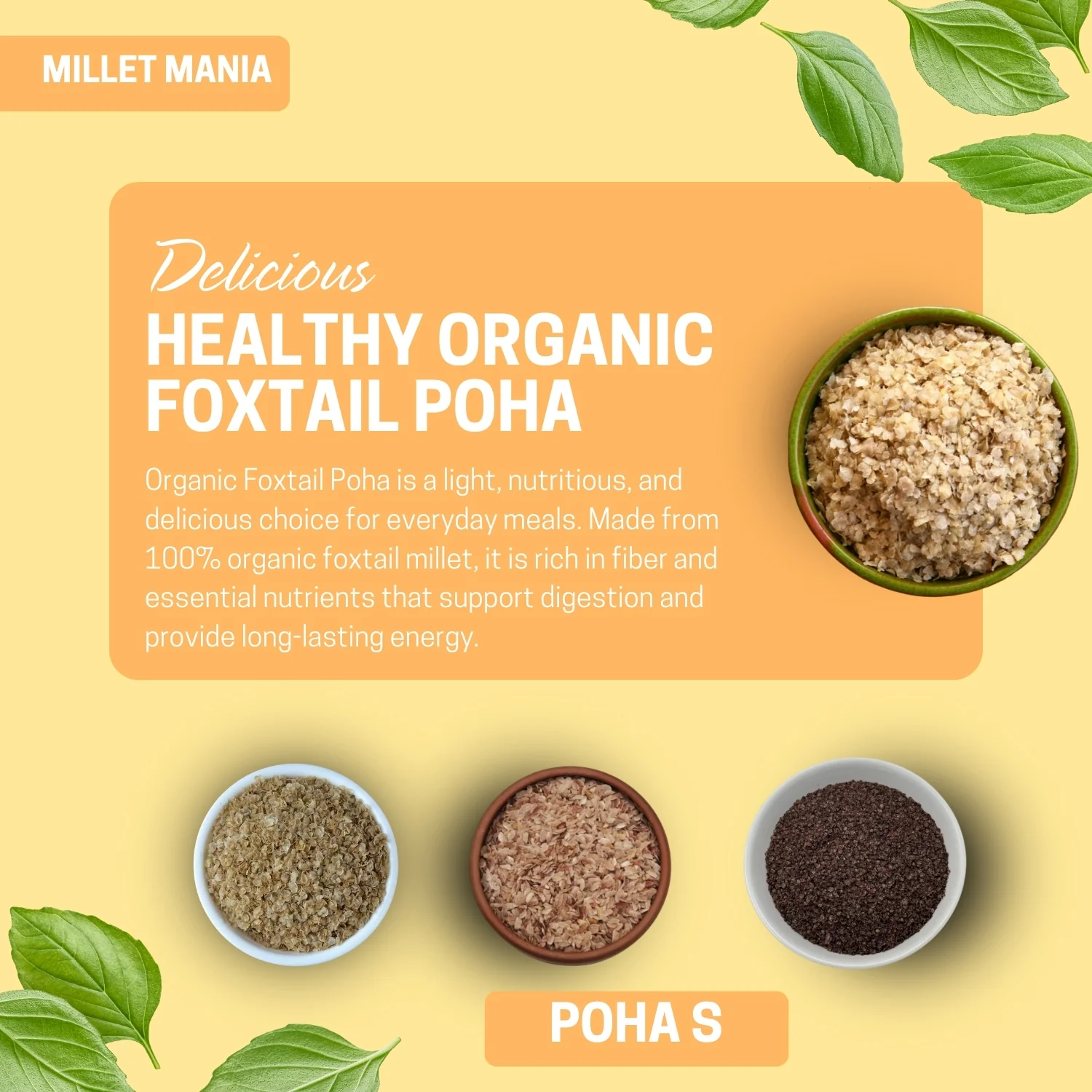 Foxtail Millet Poha (250g) - Image 5