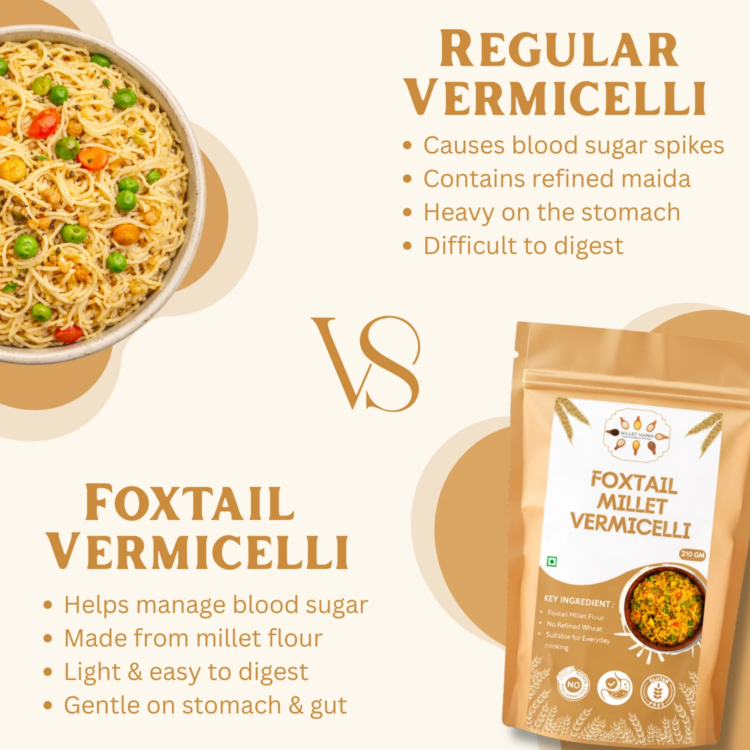 Foxtail Millet Vermicelli (210g) - Image 4