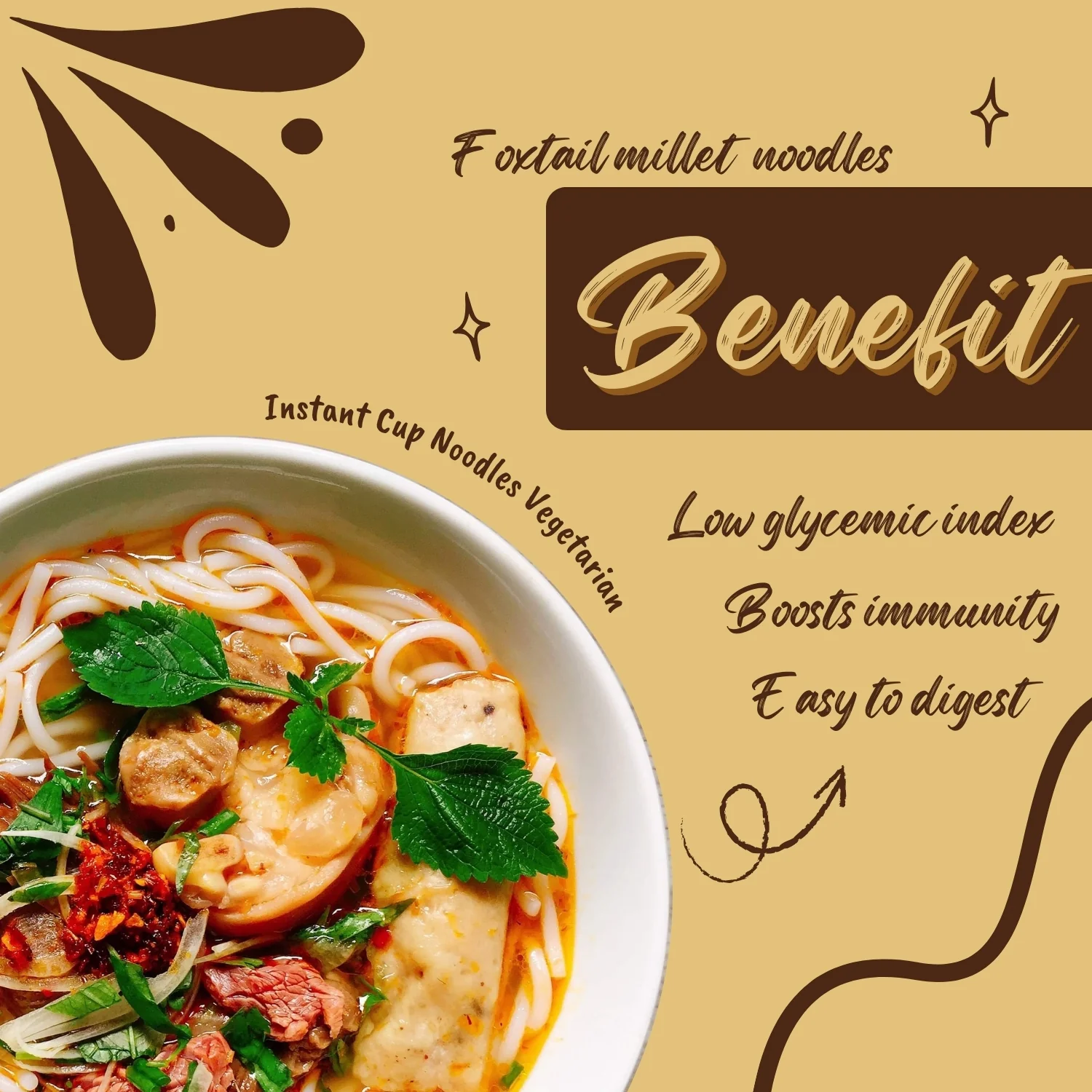 Foxtail Millet Noodles (210g) - Image 5
