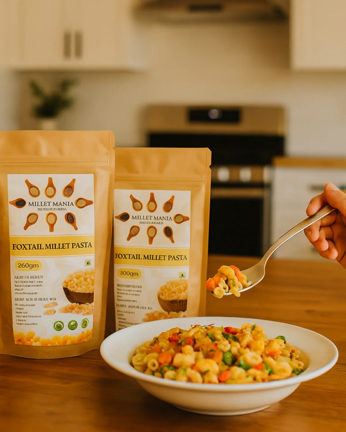 Foxtail Millet Pasta (200g) - Image 6