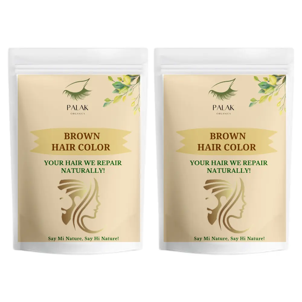 Natural Herbal Hair Color - Brown - Image 5