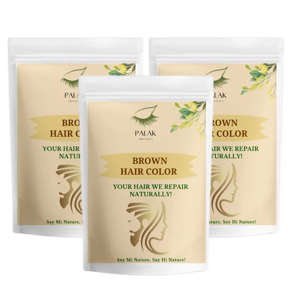 Natural Herbal Hair Color - Brown - Image 6