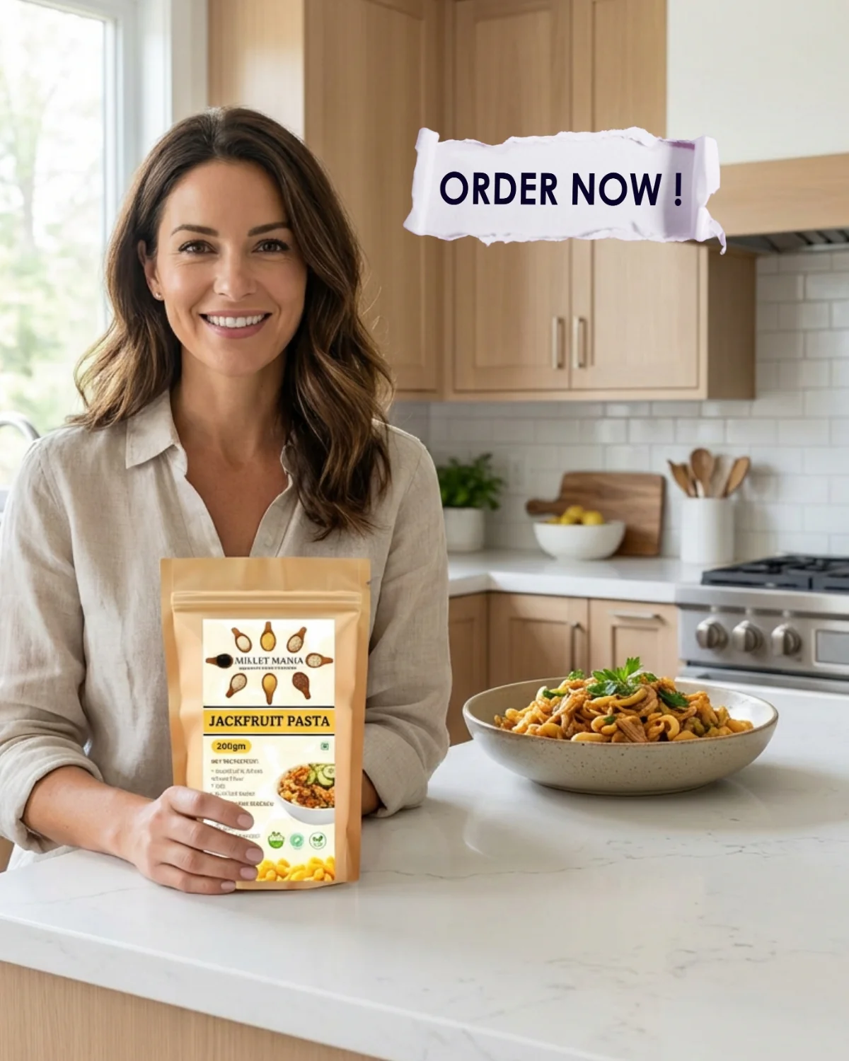 Jackfruit Flour Pasta (200g) - Image 6