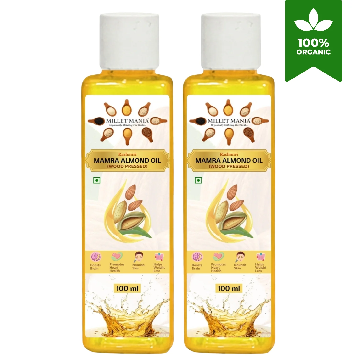 Kashmiri Mamra Almond Oil (100ml) - Image 10