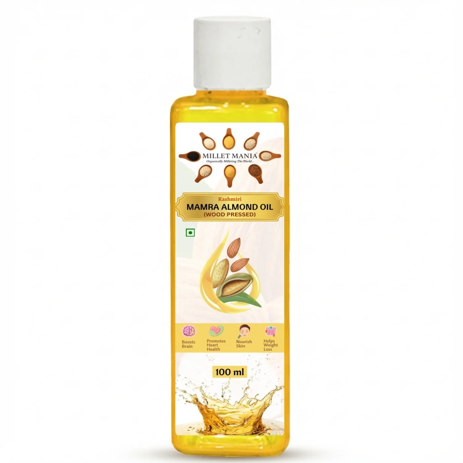 Kashmiri Mamra Almond Oil (100ml) - Image 8