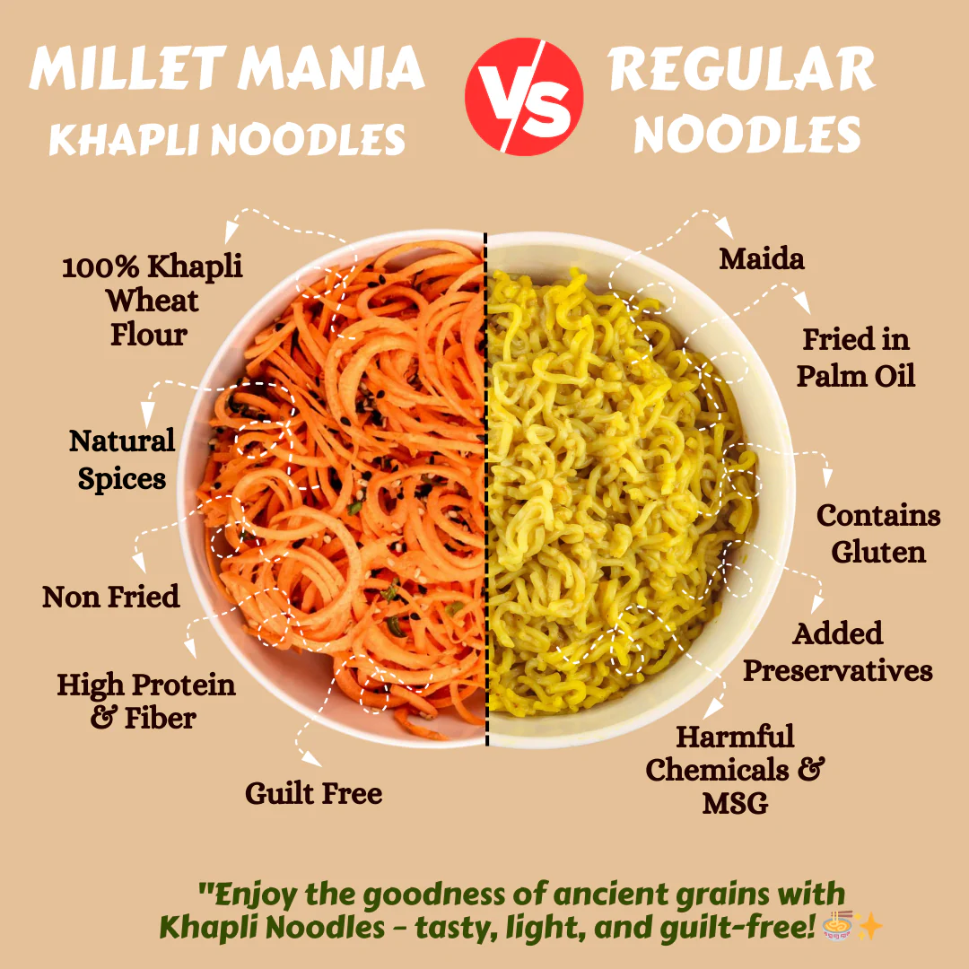 Khapli Wheat Noodles (210g) - Image 3
