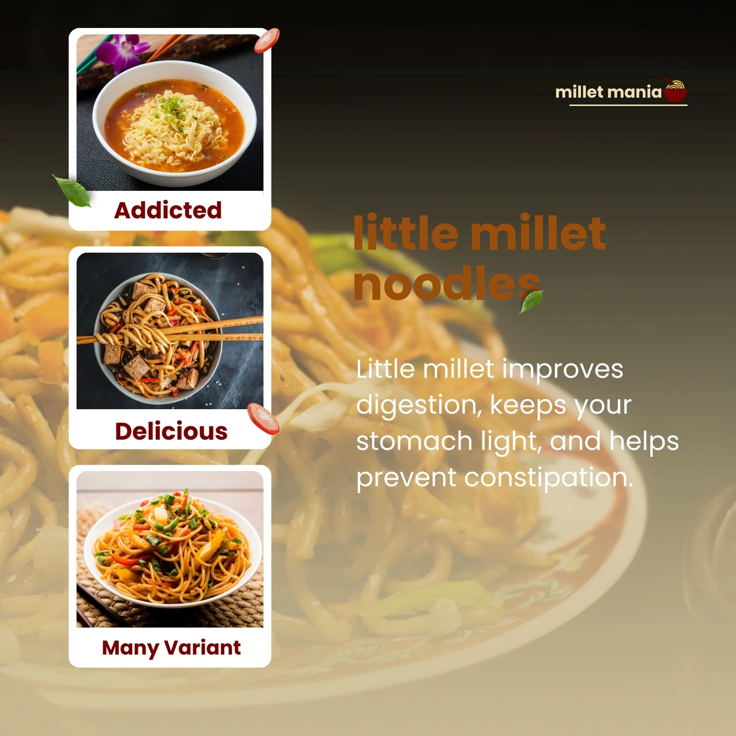 Little Millet Noodles (210g) - Image 4