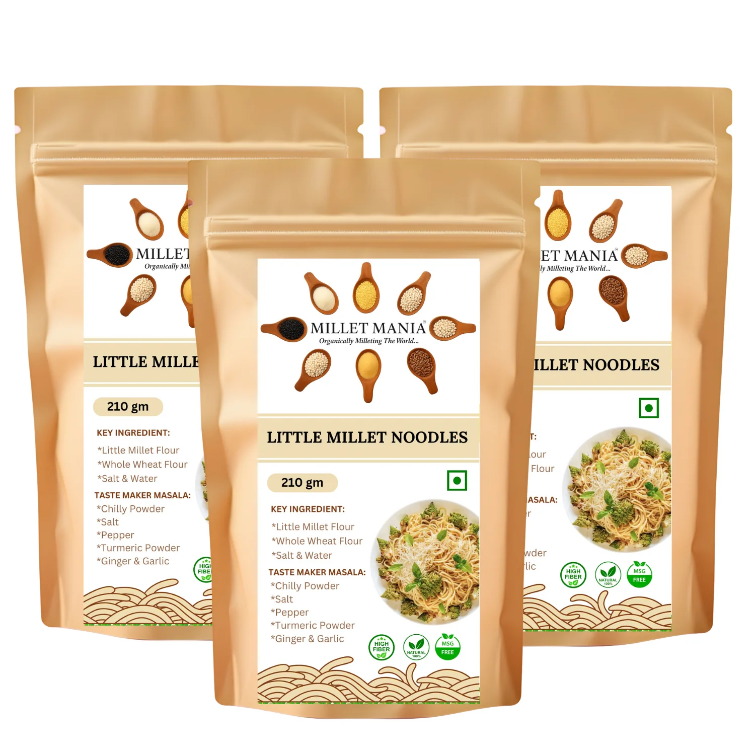 Little Millet Noodles (210g) - Image 9