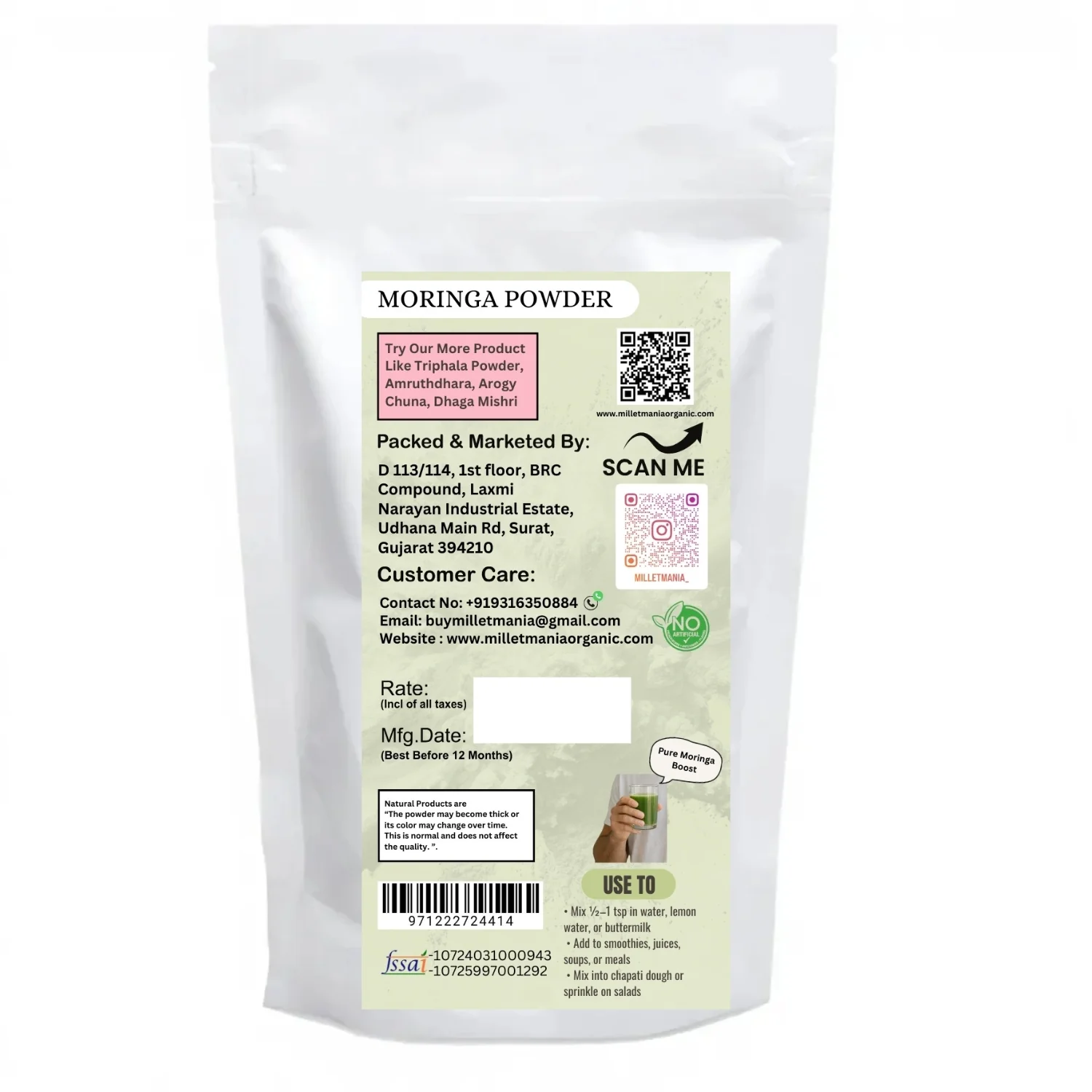 Moringa Powder (100g) - Image 2