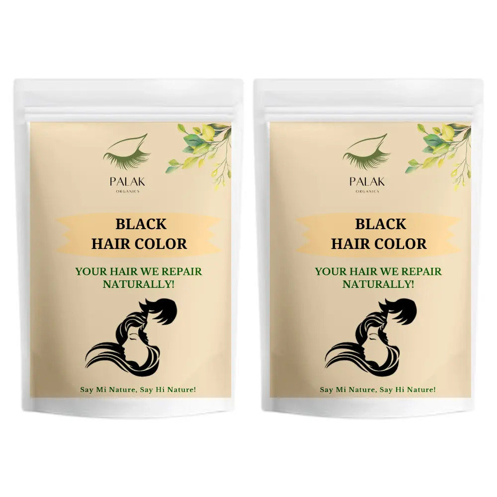 Natural Herbal Hair Color - Black - Image 5
