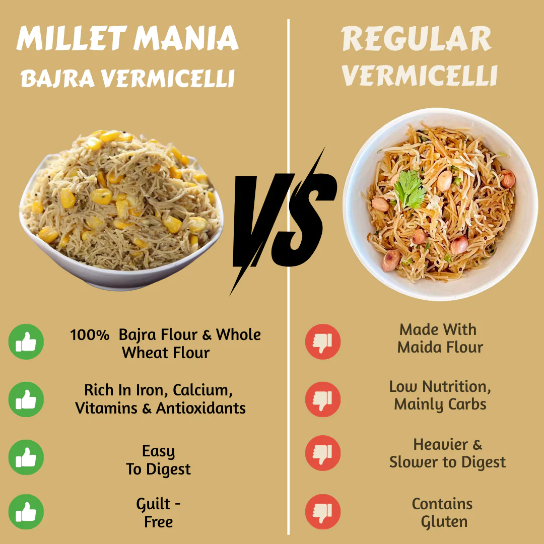 Pearl (Bajra) Vermicelli (210g) - Image 3