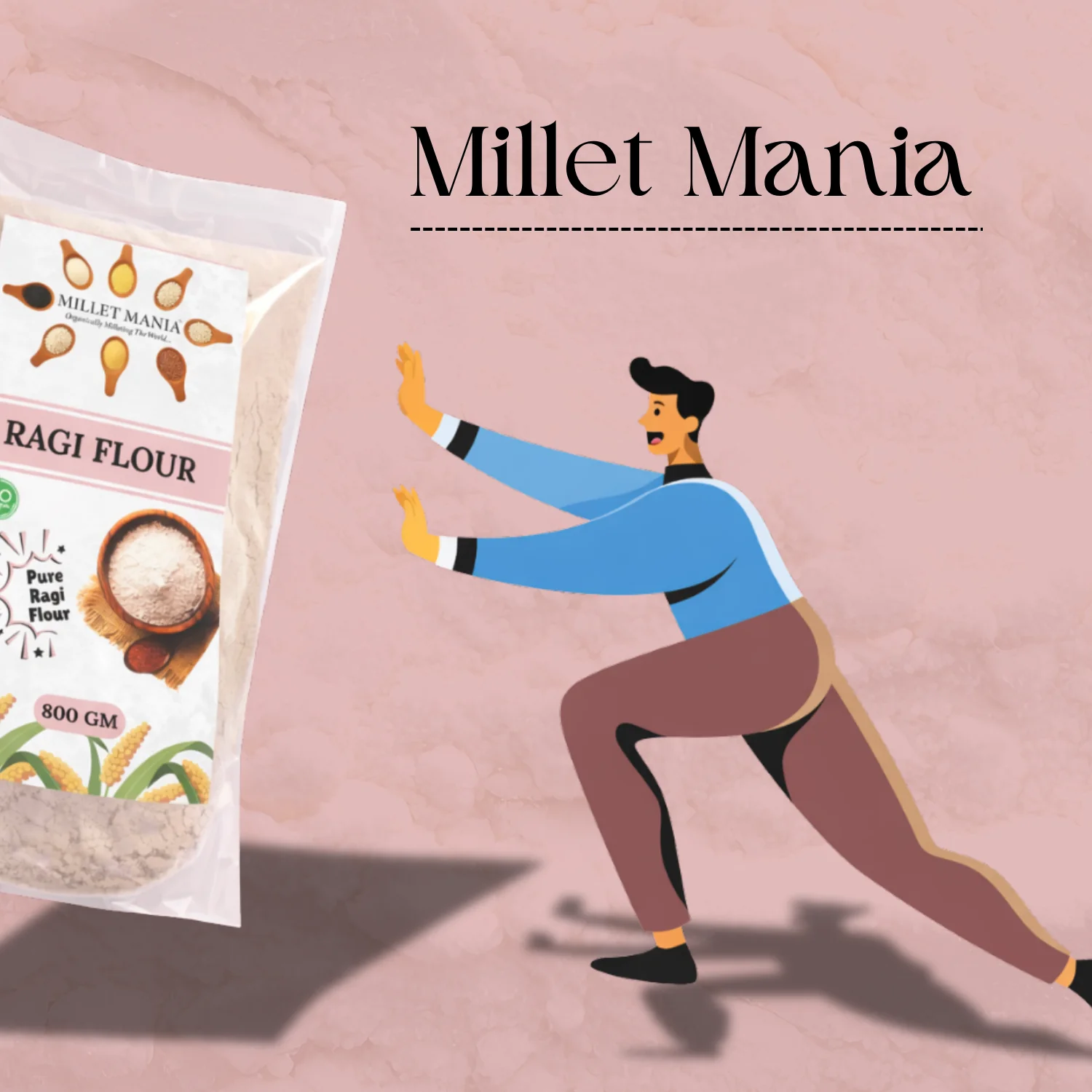 Ragi Flour (Finger Millet Flour) (500g) - Image 5