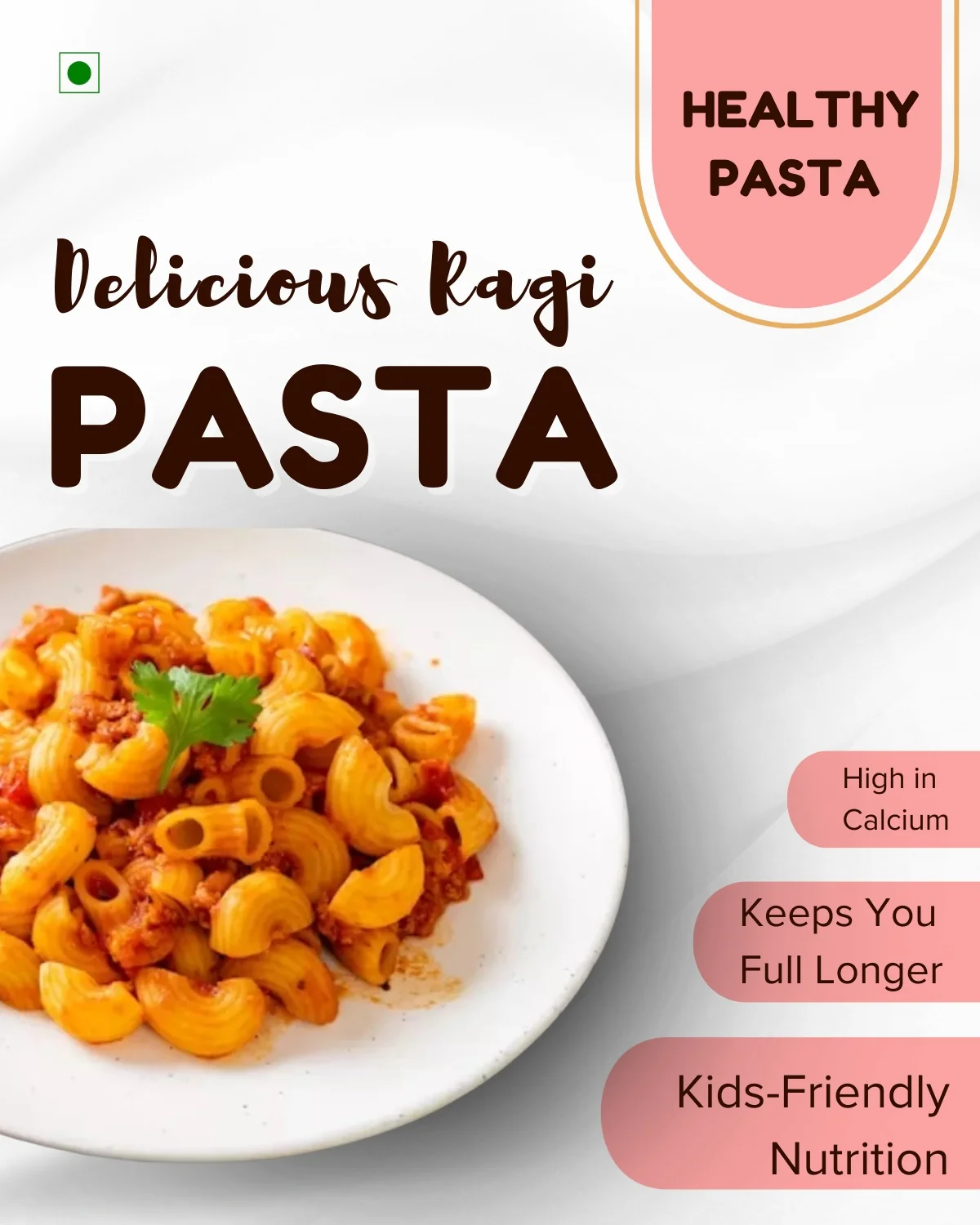 Ragi (Finger) Millet Pasta (200g) - Image 4