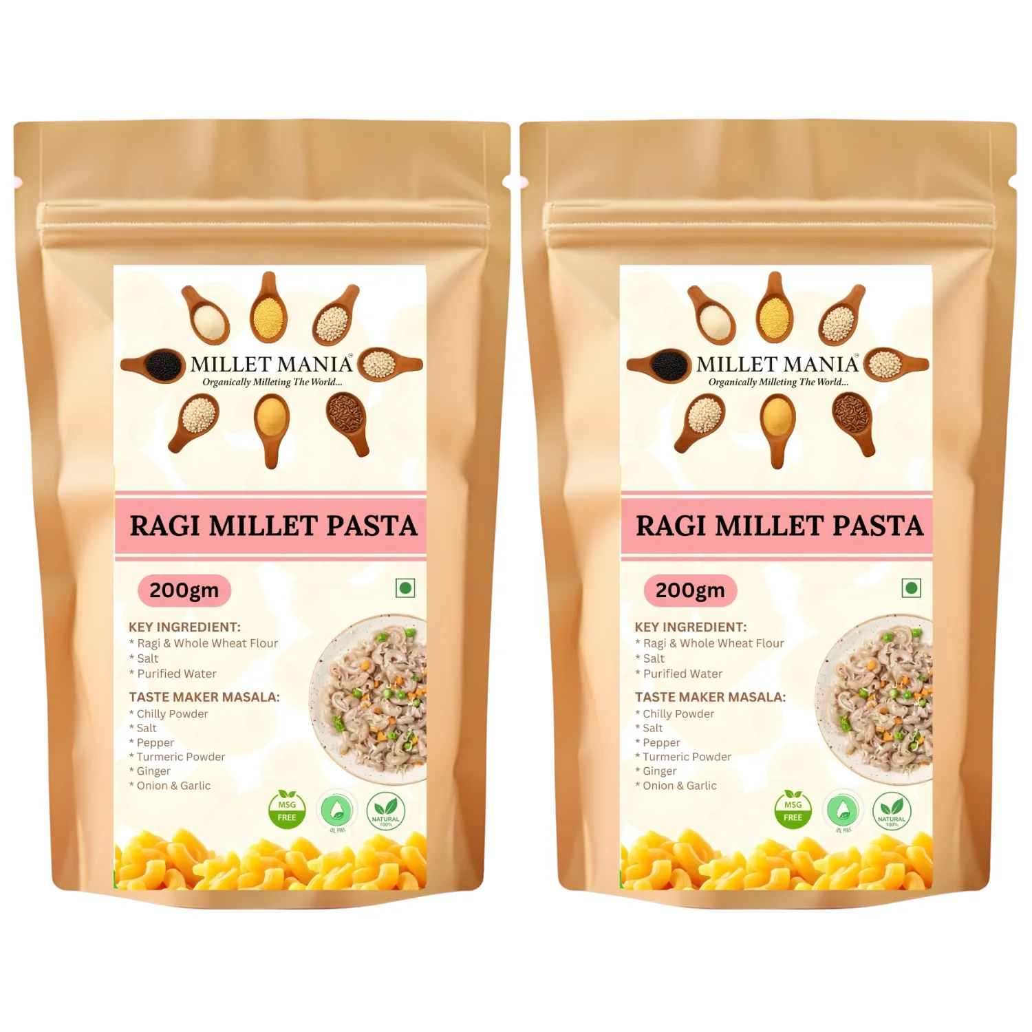 Ragi (Finger) Millet Pasta (200g) - Image 8