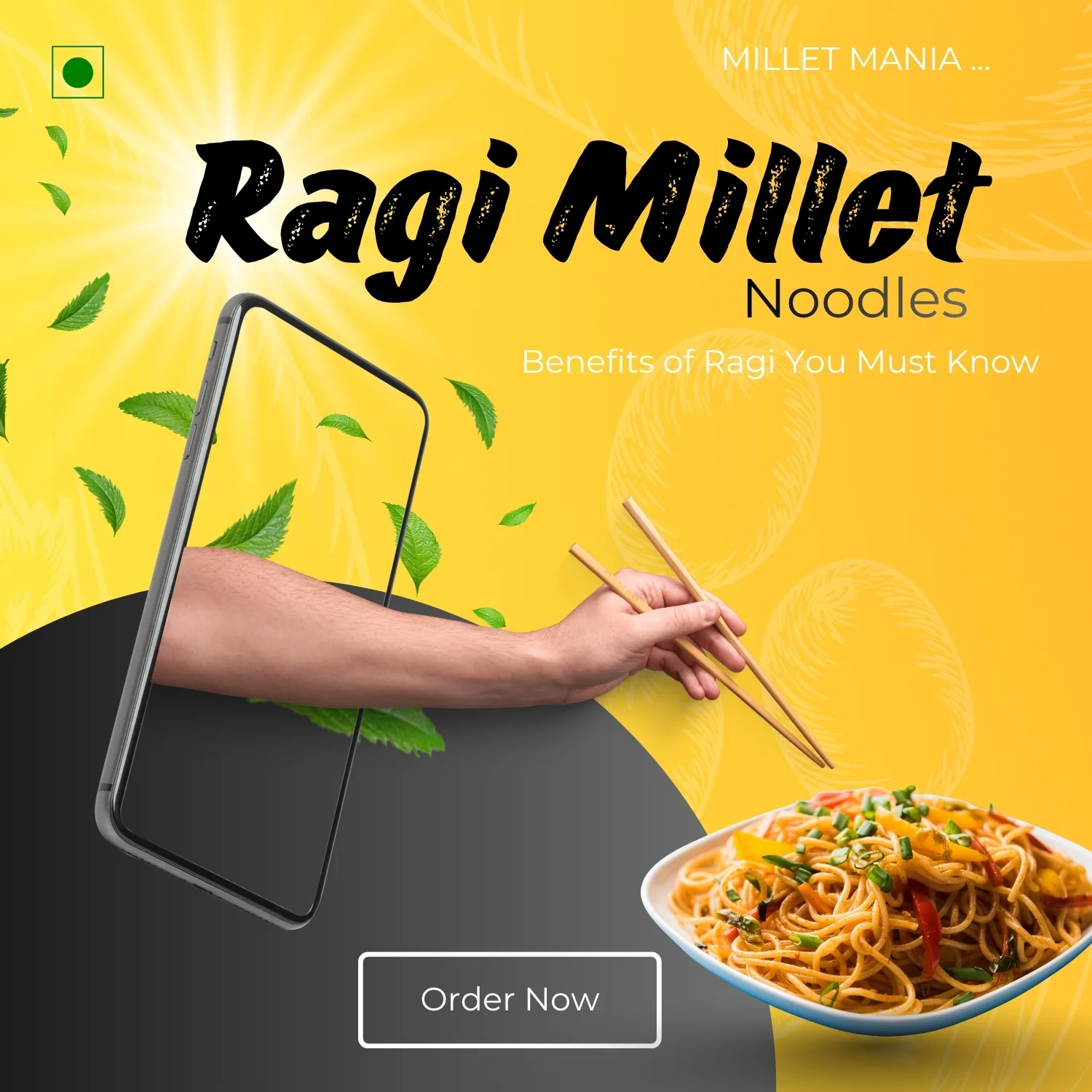 Ragi Noodles (210g) - Image 3