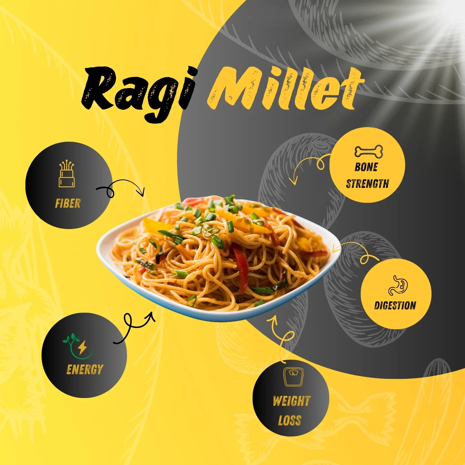 Ragi Noodles (210g) - Image 4