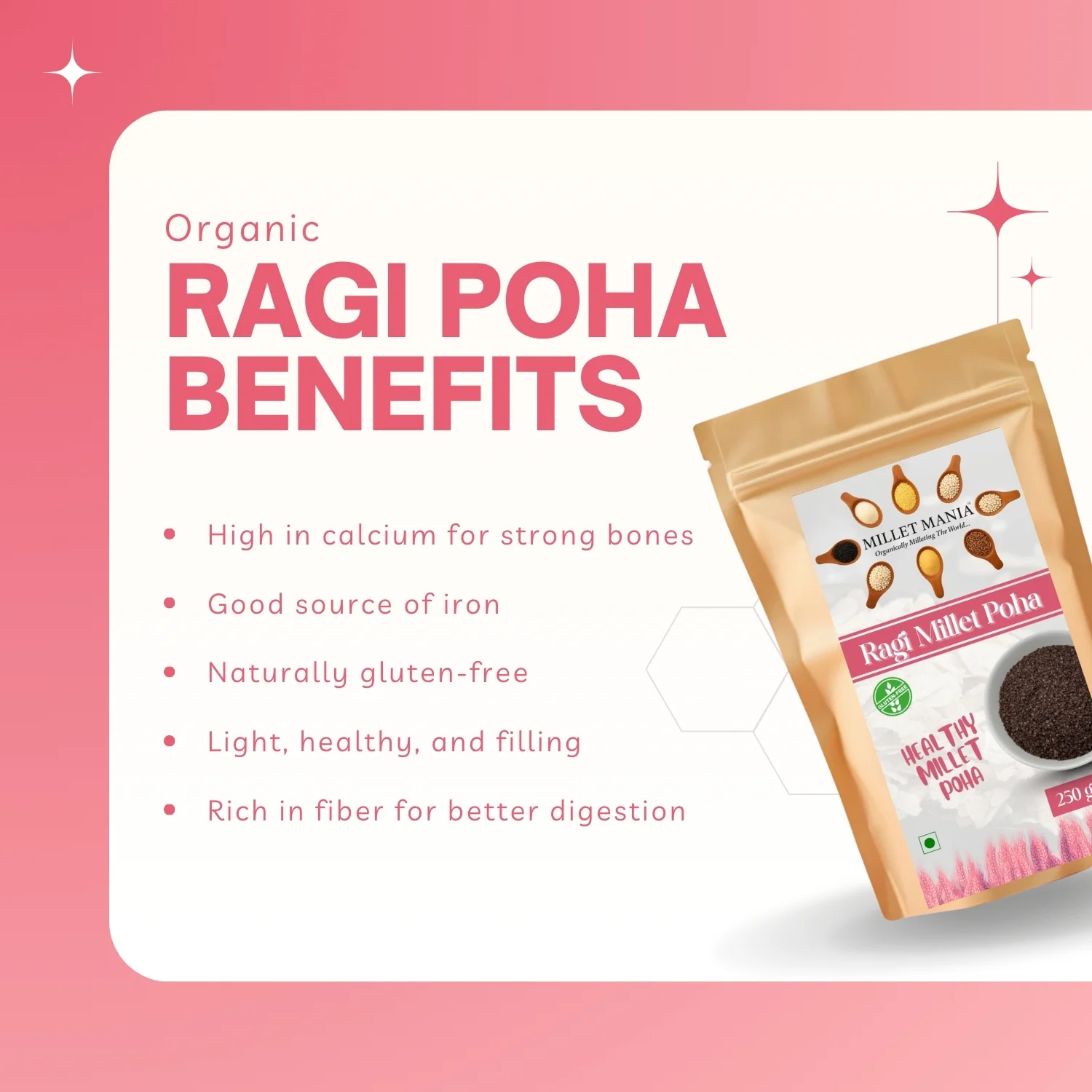 Ragi Poha (Finger Millet) (250g) - Image 4