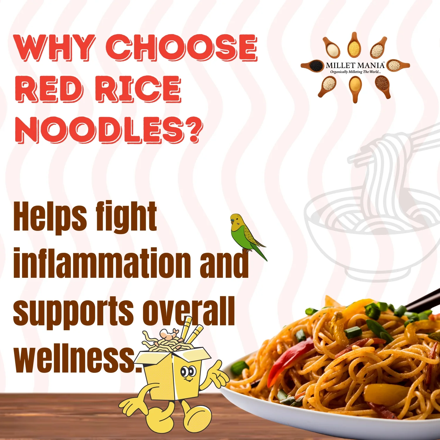 Red Rice Noodles (210g) - Image 3