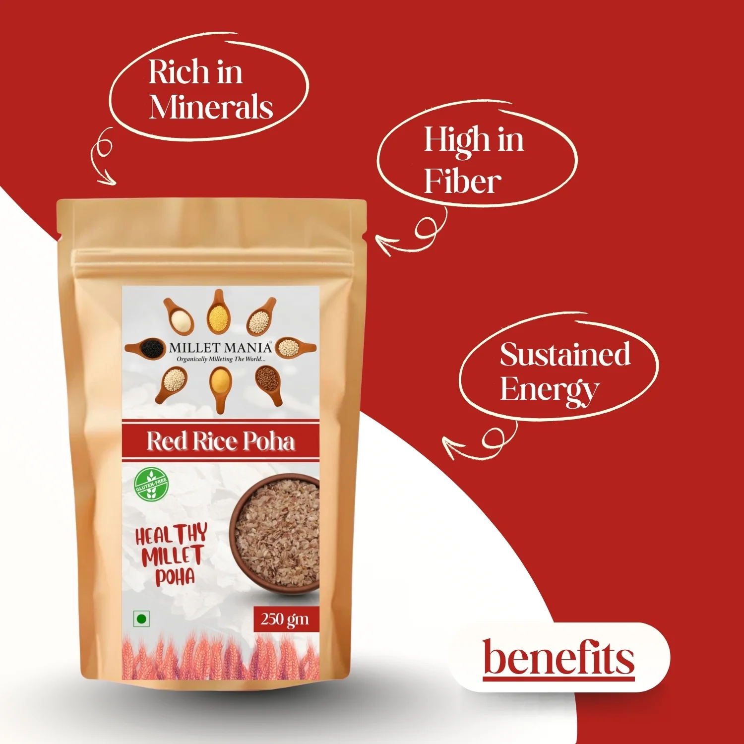 Red Rice Poha (250g) - Image 5