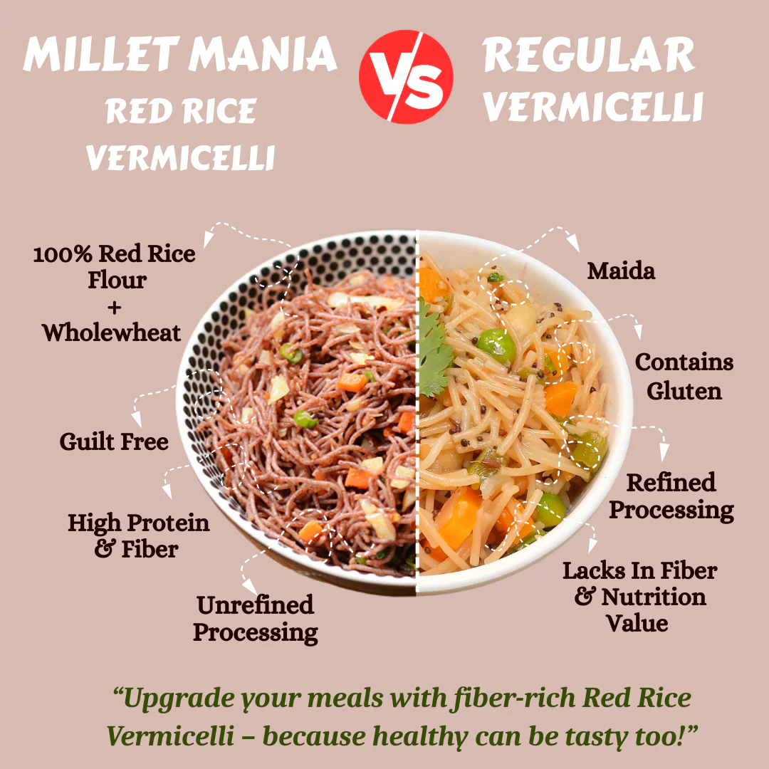Red Rice Vermicelli (210g) - Image 3