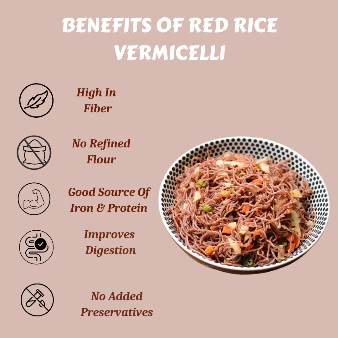 Red Rice Vermicelli (210g) - Image 4