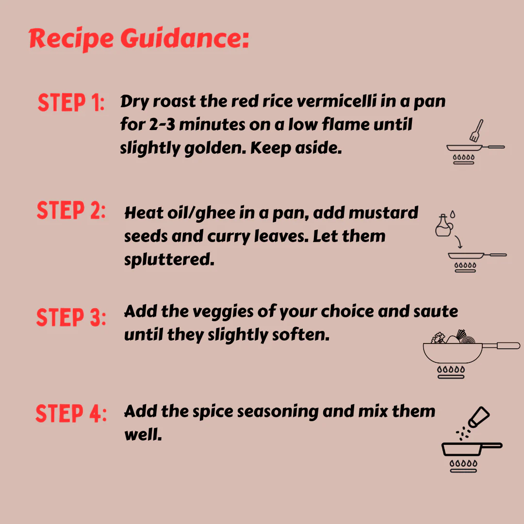 Red Rice Vermicelli (210g) - Image 6