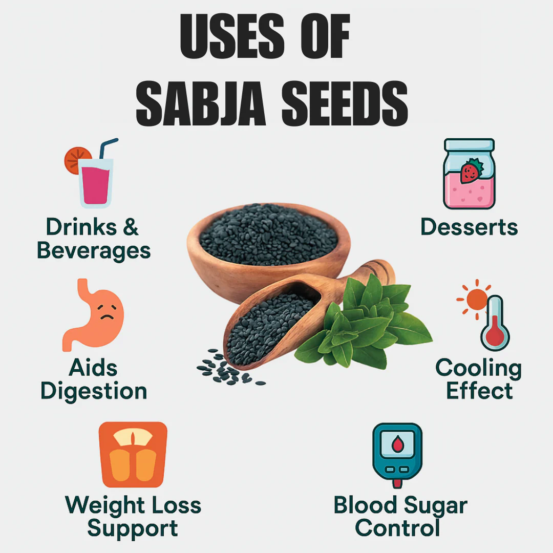 Organic Sabja Seeds - Image 3